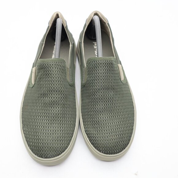 Olukai Lae'Ahi Mesh Green Textile Comfort Shoe Men's US Size 9 Casual Slip On - Picture 2 of 9